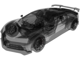 Bugatti Centodieci (2020) 3D Model preview
