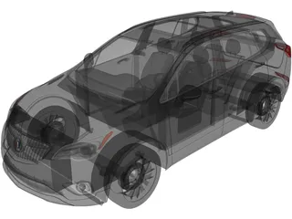 Buick Envision (2019) 3D Model preview