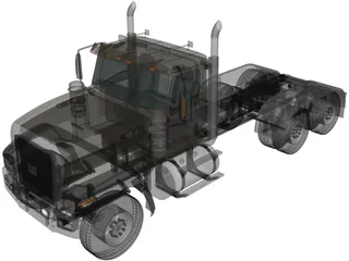 Caterpillar CT680 Tractor (2015) 3D Model preview