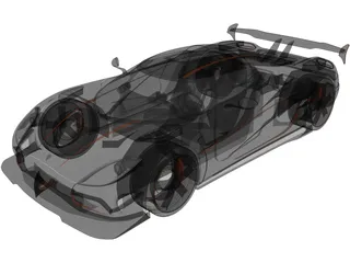 Koenigsegg Agera RS (2015) 3D Model preview