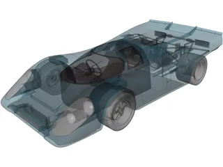 Porsche 917K (1969) 3D Model preview