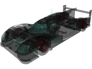 Porsche 919 3D Model preview