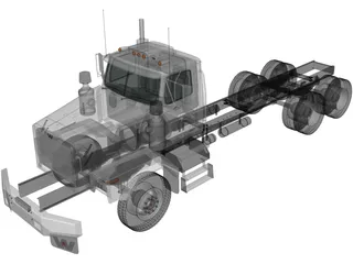 Western Star 4900 SB (2008) 3D Model preview