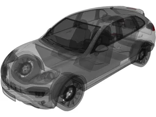 Porsche Cayenne Hybrid (2011) 3D Model preview