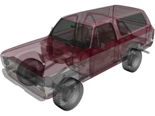 Dodge Ramcharger (1979) 3D Model preview