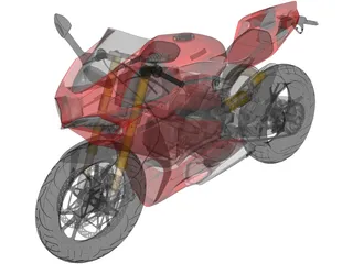 Ducati 1199 Panigale (2012) 3D Model preview