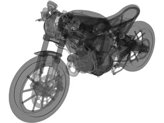 Ducati Scrambler Zeus Custom 3D Model preview