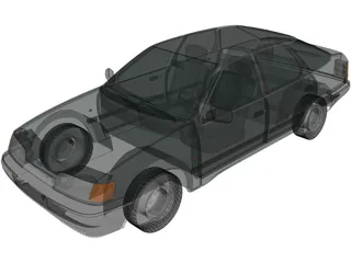 Ford Scorpio Hatchback (1985) 3D Model preview
