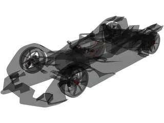 Formula E Gen2 3D Model preview