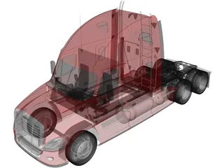 Freightliner Cascadia (2011) 3D Model preview