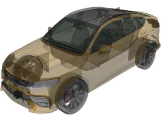 Geely Xingyue (2019) 3D Model preview
