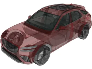Genesis GV70 Sport (2022) 3D Model preview