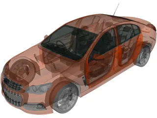 Holden Commodore VF SSV (2013) 3D Model preview