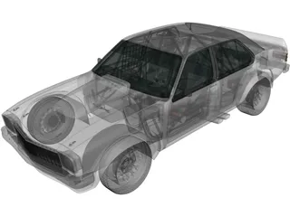 Holden Torana Race Car (1977) 3D Model preview