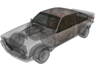 Holden Torana A9X (1977) 3D Model preview