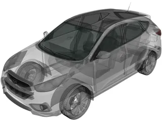 Hyundai ix35 (2011) 3D Model preview