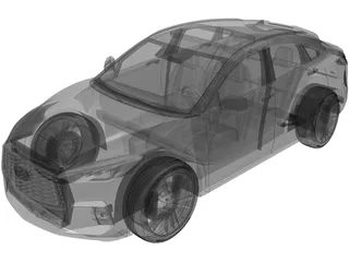 Infiniti QX55 (2022) 3D Model preview