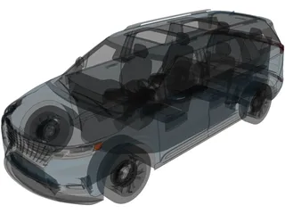 Kia Carnival (2022) 3D Model preview