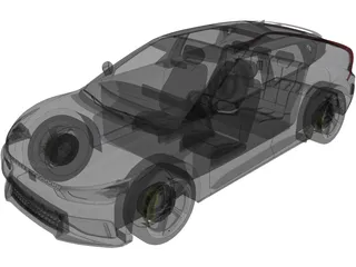 Kia EV6 GT (2022) 3D Model preview
