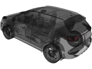 Kia Sportage (2020) 3D Model preview