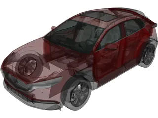 Mazda CX-30 (2020) 3D Model preview