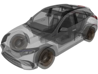 Mercedes-Benz EQA (2022) 3D Model preview