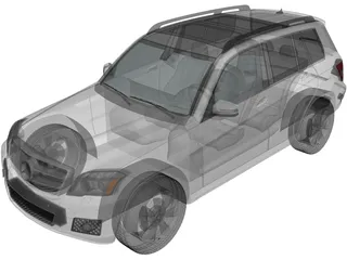 Mercedes-Benz GLK 350 (2010) 3D Model preview