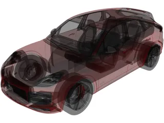 Porsche Cayenne GTS (2020) 3D Model preview