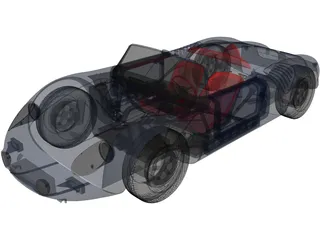 Porsche 718 Spyder RS (1960) 3D Model preview