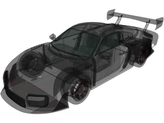 Porsche 935 (2019) 3D Model preview