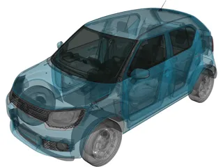 Suzuki Ignis (2019) 3D Model preview