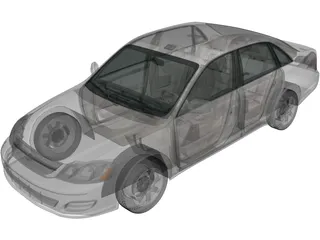 Toyota Avalon XL (2001) 3D Model preview