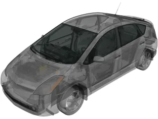 Toyota Prius (2003) 3D Model preview