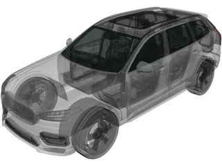 Volvo XC90 (2016) 3D Model preview