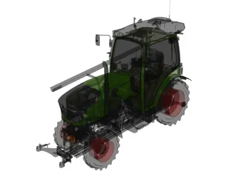 Fendt 200 V Vario 3D Model preview