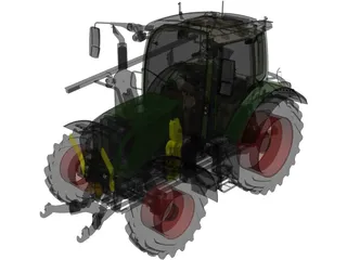 Fendt 300 Vario 3D Model preview