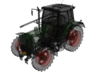 Fendt 500 Favorit 3D Model preview