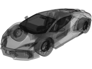 Lamborghini Revuelto (2023) 3D Model preview