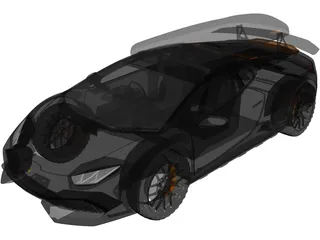 Lamborghini Huracan Sterrato (2023) 3D Model preview