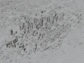 Los Angeles City, USA (2024) 3D Model preview
