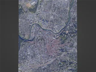 Vilnius City, Lithuania (2023) 3D Model preview