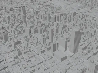 Johannesburg City, South Africa (2024) 3D Model preview