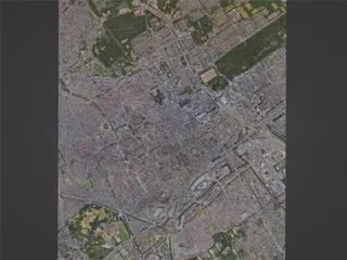 Hague City, Netherlands (2023) 3D Model preview