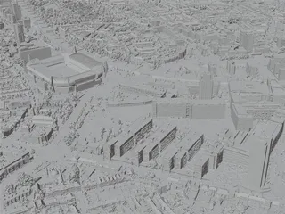 Eindhoven City, Netherlands (2022) 3D Model preview