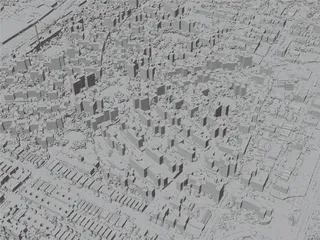 New York City, The Bronx, USA (2024) 3D Model preview