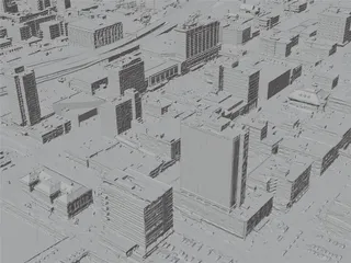 Cedar Rapids City, USA (2024) 3D Model preview