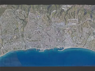 Marbella City, Spain (2023) 3D Model preview
