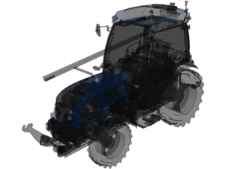 Landini REX 4 GT 3D Model preview