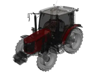 Massey Ferguson MF 4700 M 3D Model preview