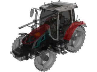 Massey Ferguson MF 5S 3D Model preview